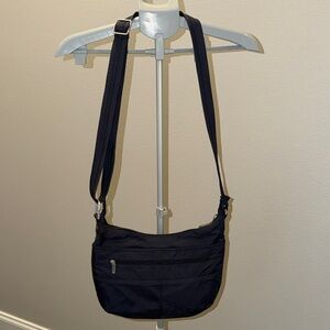 Travelon Charcoal Gray Crossbody Antitheft Travel Bag